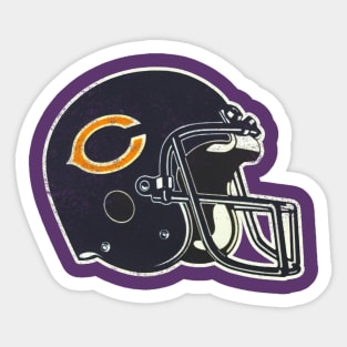 80's Bears Helmet [Vintage Distressed] Sticker